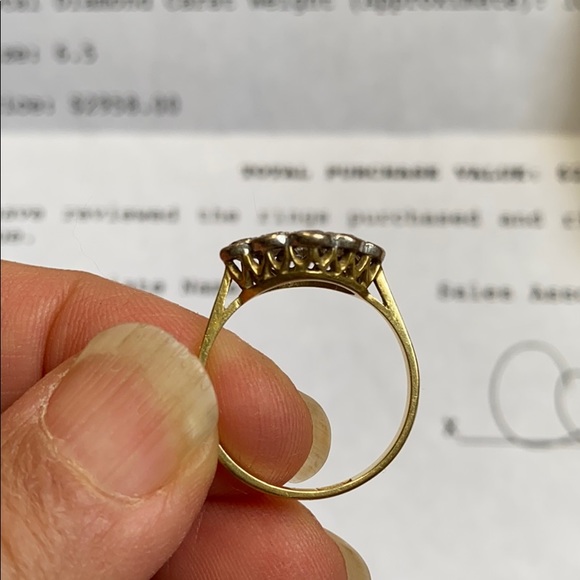 Stunning Deco/Victorian antique ring - Picture 6 of 7